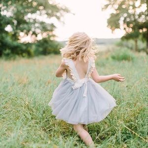 Little Trendsetter Boho Tulle Dress